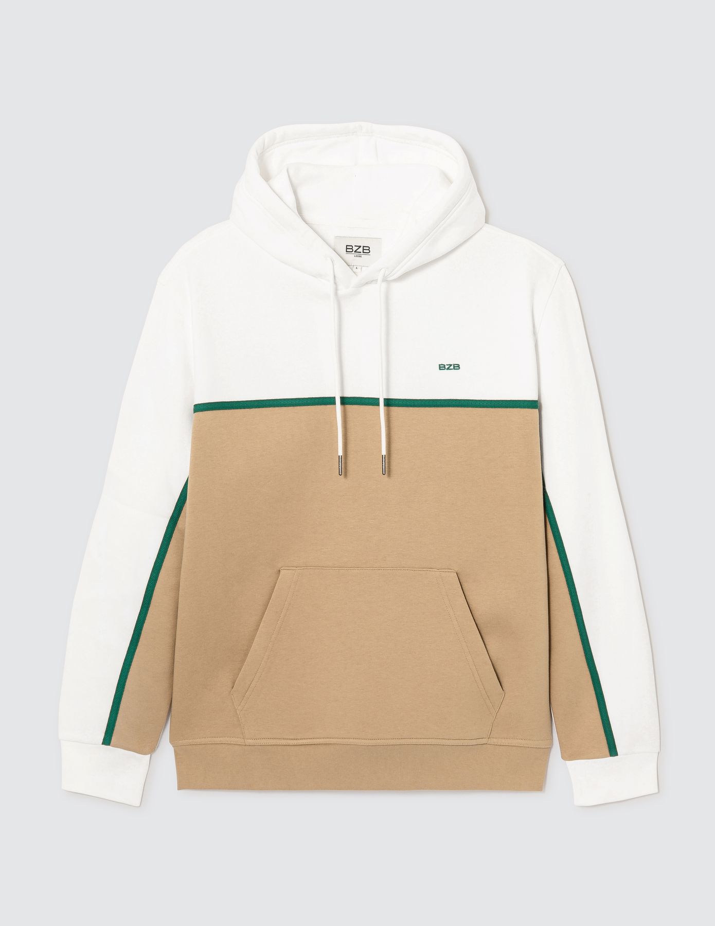 Sweat colorblock avec bande contrastée