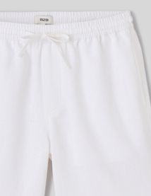 Bermuda en viscose lin