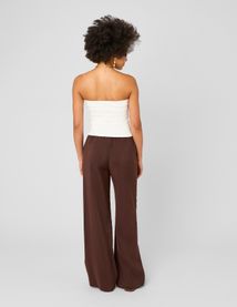 Pantalon fluide taille &eacute;lastiqu&eacute;e