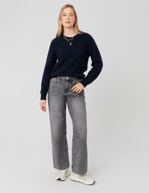 Pull col rond premium