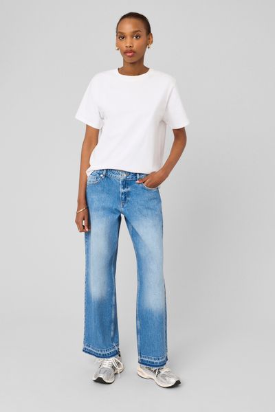 Jean straight taille basse