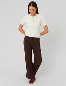 Gilet manches courtes à sequins