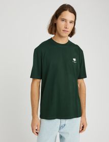 T-shirt imprim&eacute; devant dos