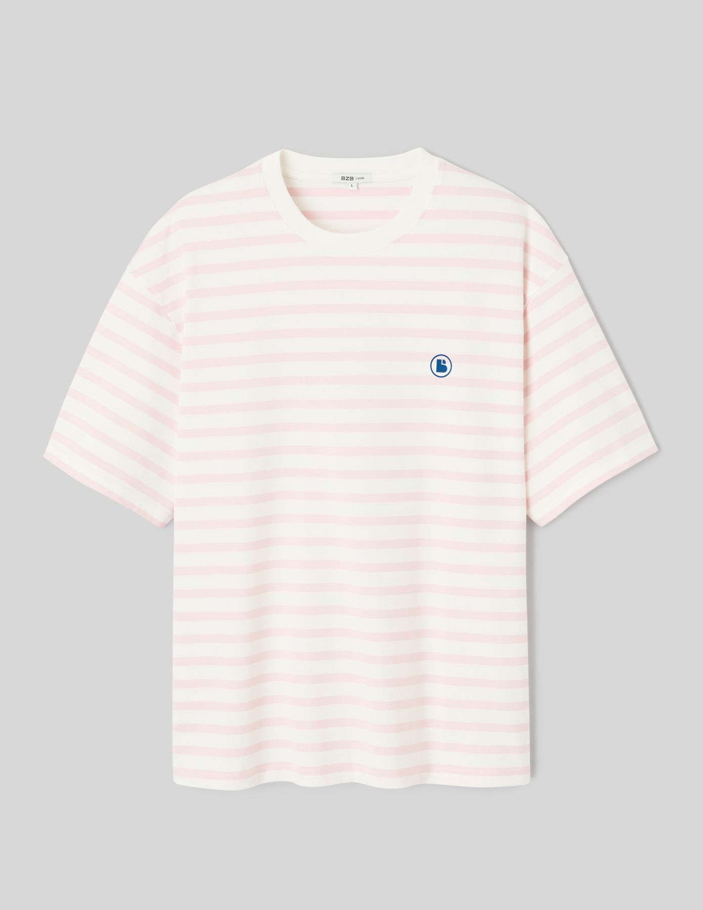 T-shirt marini&egrave;re imprim&eacute; devant/dos