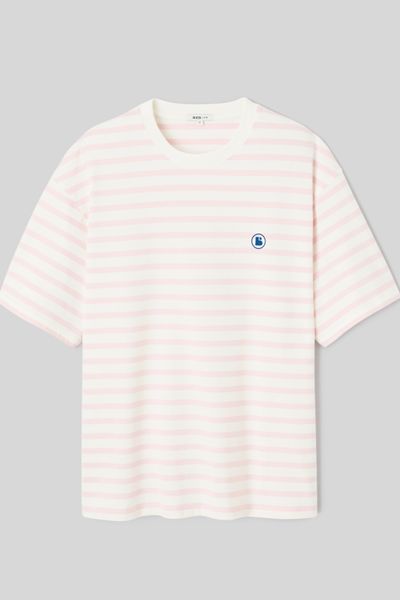 T-shirt marini&egrave;re imprim&eacute; devant/dos