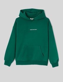 Sweat &agrave; capuche imprim&eacute;