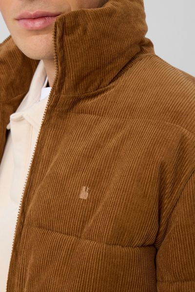 Doudoune zipp&eacute;e velours