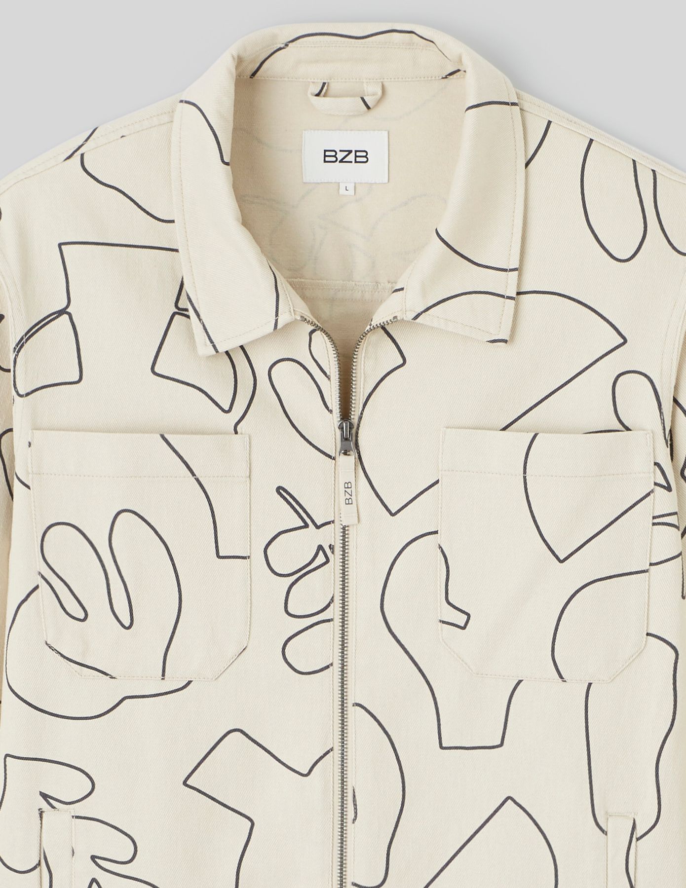 Veste imprimée zippée