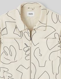 Veste imprimée zippée