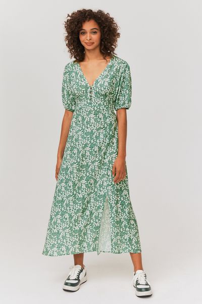 Robe longue imprimée