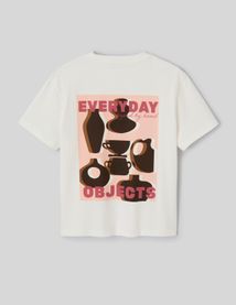 T-shirt imprim&eacute; devant / dos