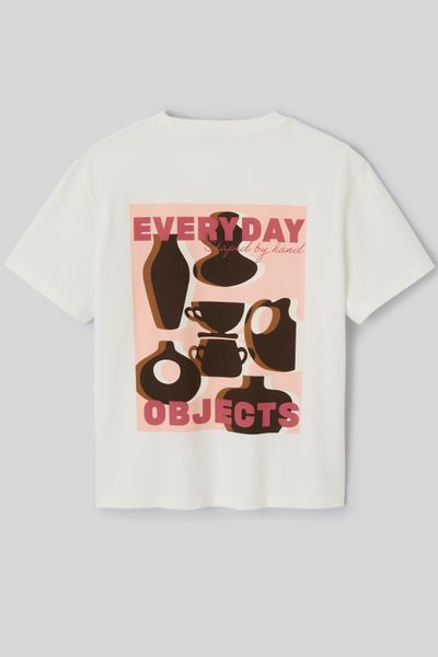 T-shirt imprim&eacute; devant / dos