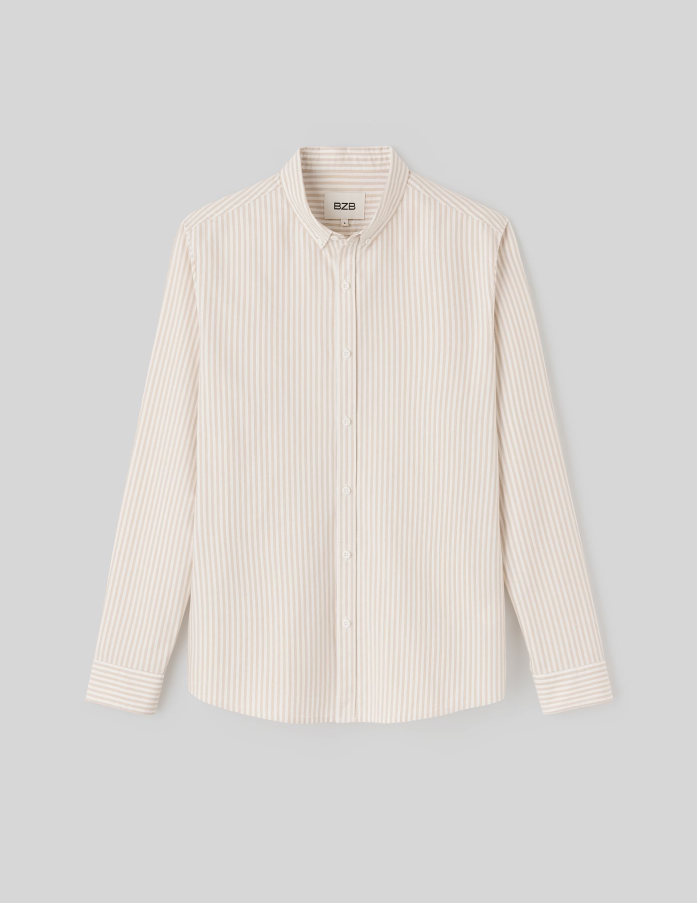 Chemise rayée droite