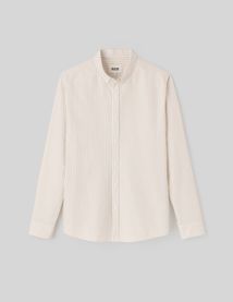 Chemise rayée droite