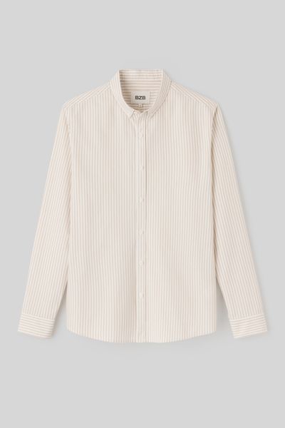 Chemise rayée droite