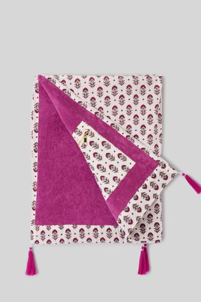 Serviette de plage imprim&eacute;e