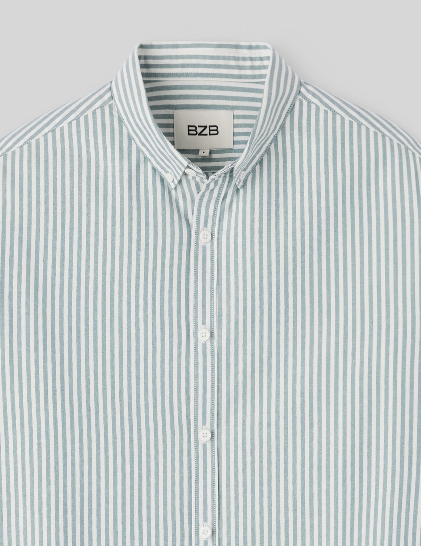 Chemise rayée droite