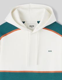 Sweat à capuche colorblock