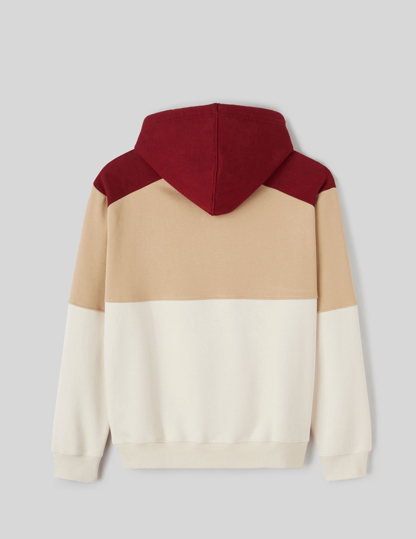 Sweat &agrave; capuche colorblock