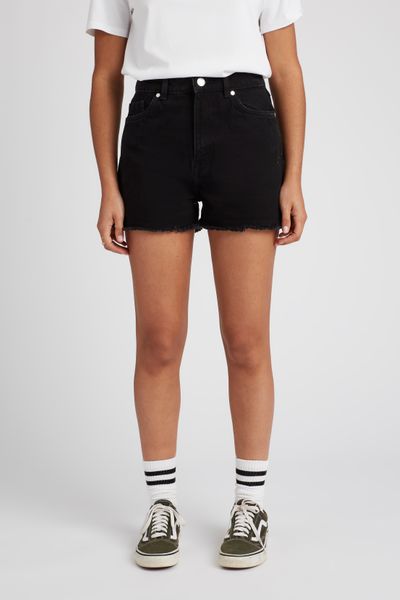 Short en jean raw cut