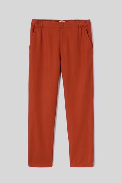 Pantalon de ville coton lin