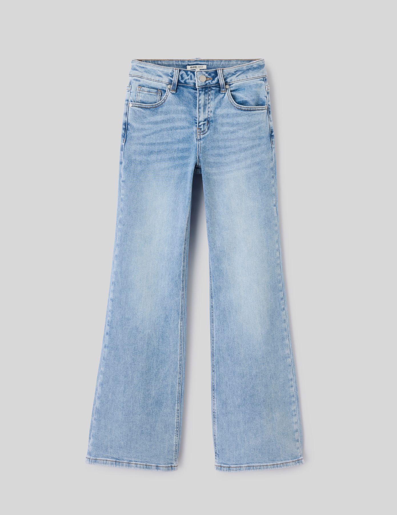 Jean flare taille basse