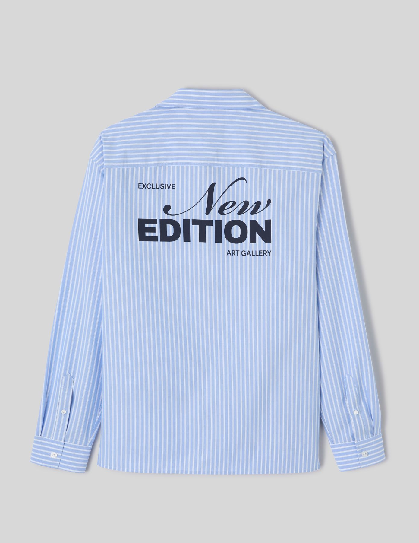 Chemise ray&eacute;e imprim&eacute;e dos