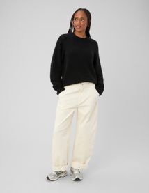 Pull col rond premium