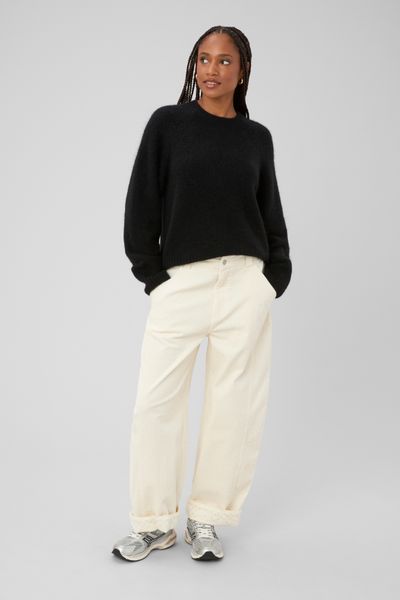 Pull col rond premium