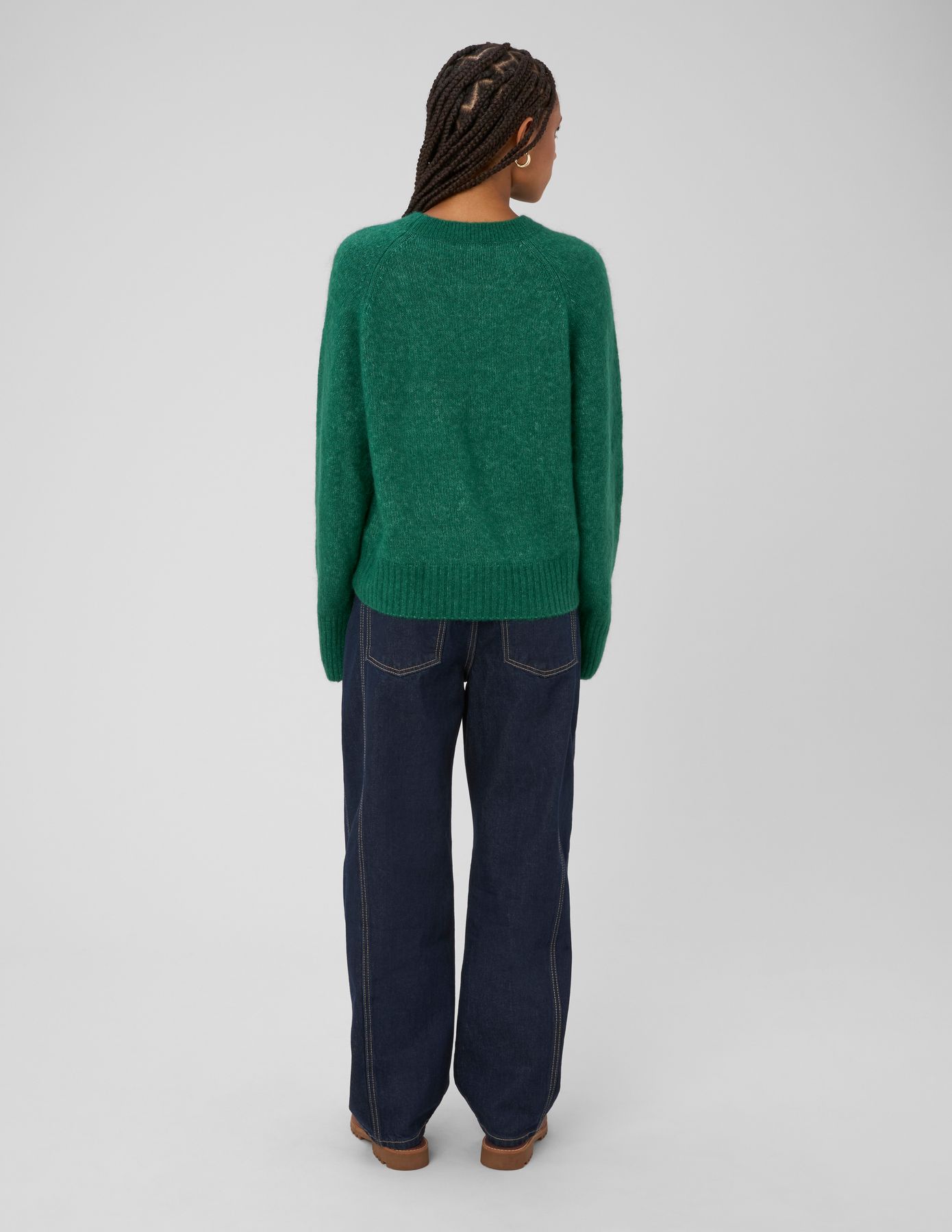 Pull col rond premium