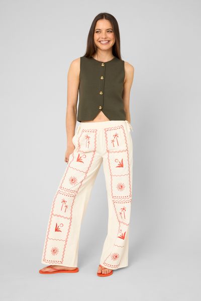 Top sans manches boutonn&eacute;
