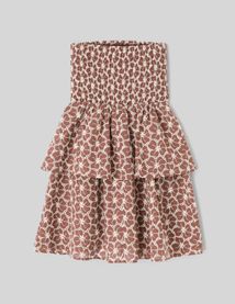 Robe bustier en broderie anglaise