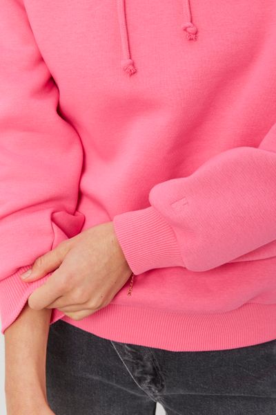 Sweat col capuche broderie poitrine