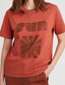 T-shirt avec perles