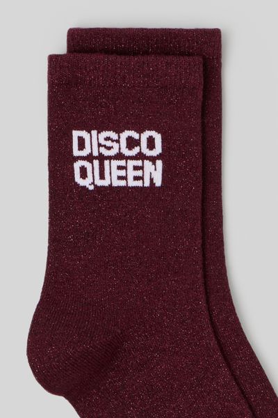 Coffret cadeau chaussettes lurex wording