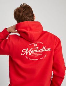 Sweat  capuche imprimé