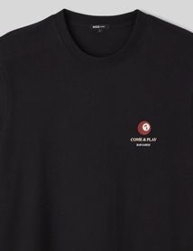 T-shirt imprim&eacute; devant dos