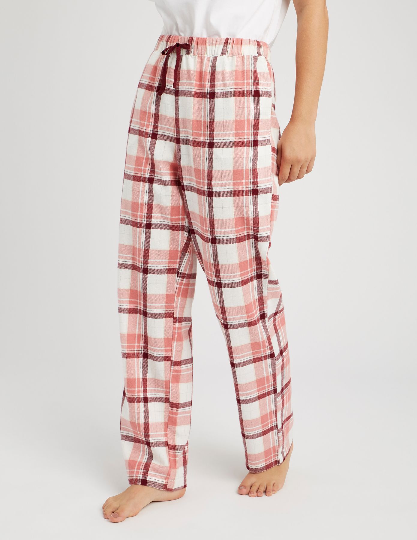 Bas de pyjama à carreaux
