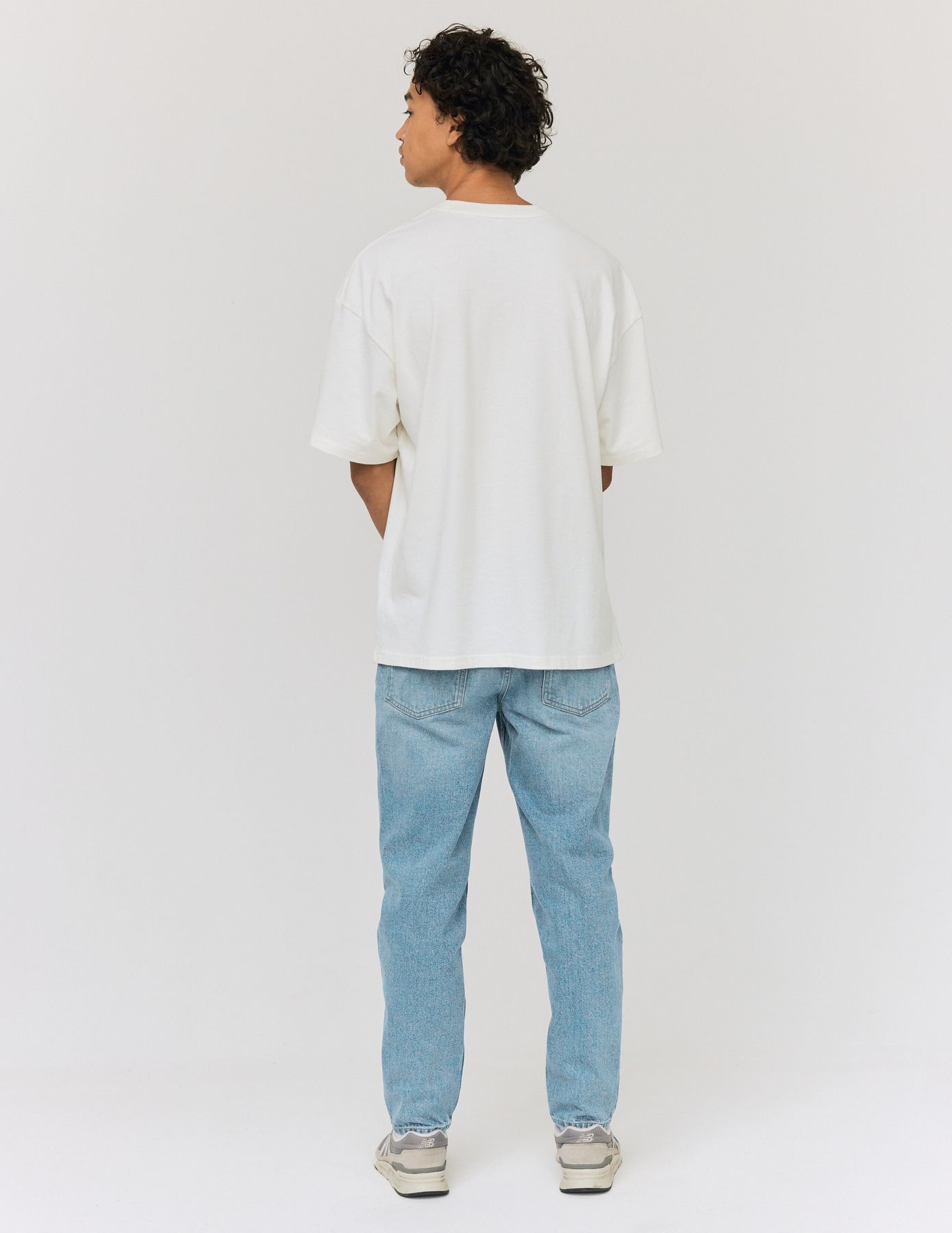 Jean relaxed double stone