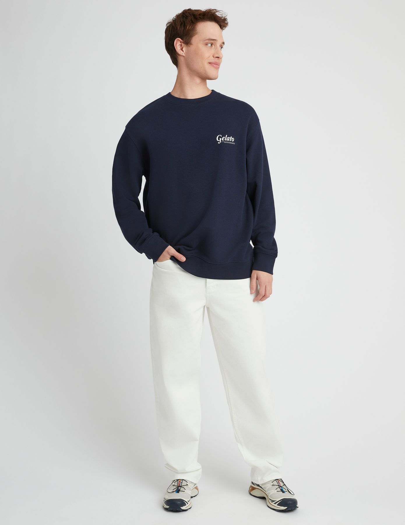 Sweat imprimé devant dos