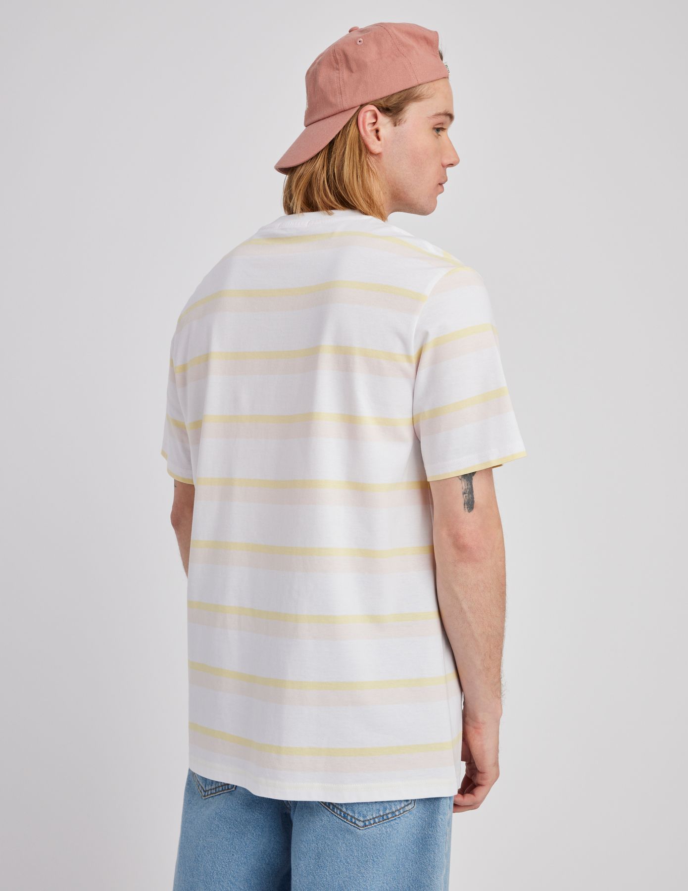 T-shirt à rayures bicolores