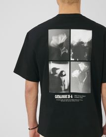 T-shirt imprim&eacute; devant/dos