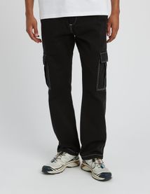 Pantalon cargo &agrave; surpiq&ucirc;res