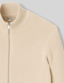 Pull col montant zippé