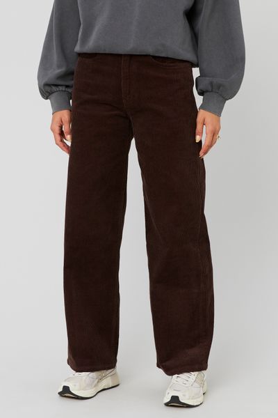 Pantalon wide leg velours