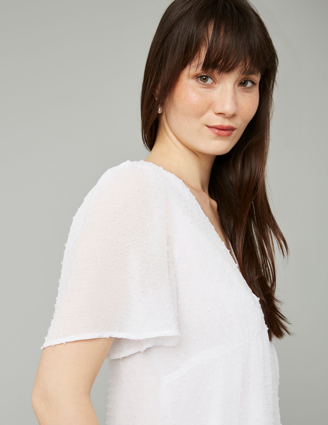 Blouse en plumetis
