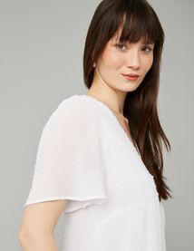 Blouse en plumetis