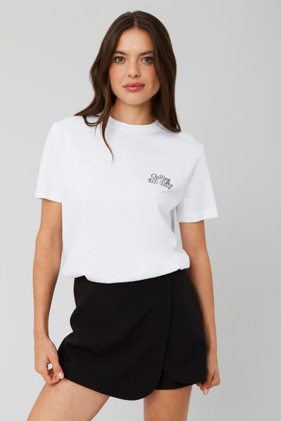 T-shirt imprimé devant/dos