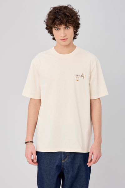 T-shirt imprim&eacute; devant/dos