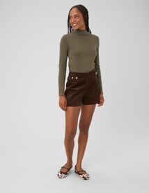 Short en velours